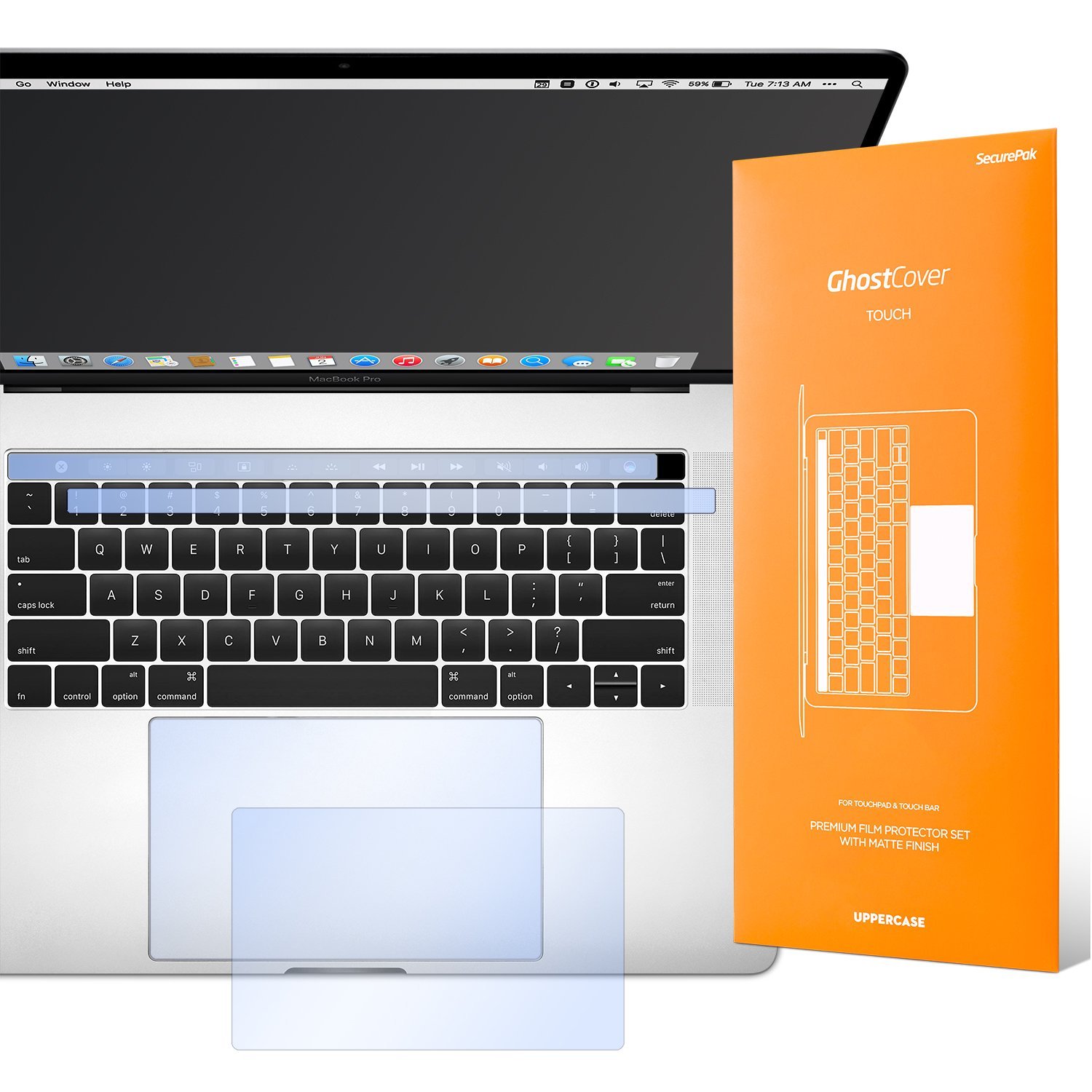UPPERCASE GhostCover Touch Premium Touch Bar and Trackpad